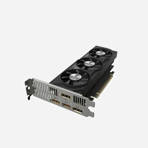 GIGABYTE GeForce RTX 4060 OC Low Profile 8G, 8 Go GDDR6, 2475 MHz, 3072 CUDA, PCIe 4.0, HDMI 2.1a, DisplayPort 1.4a - Miniature 4