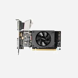 GIGABYTE GeForce GT 710 2GB GDDR3, Fréquence 954MHz, PCI Express 2.0, Sorties HDMI/DVI-D/VGA, DirectX 12, OpenGL 4.5, Refroidissement Actif - Miniature 1