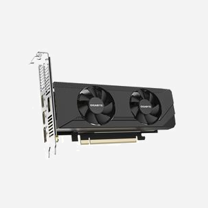 GIGABYTE GeForce RTX 3050 OC Low Profile 6G - 6 Go GDDR6, 1477 MHz, 2304 CUDA, PCI Express 4.0, HDMI 2.1/DisplayPort 1.4a - Miniature 2