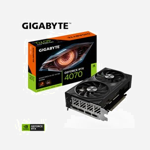GIGABYTE GeForce RTX 4070 WINDFORCE 2X OC V2 12GB GDDR6 - Fréquence 2490MHz, 5888 Cœurs CUDA, PCI-E 4.0, 3xDisplayPort 1.4a, HDMI 2.1a - Miniature 2