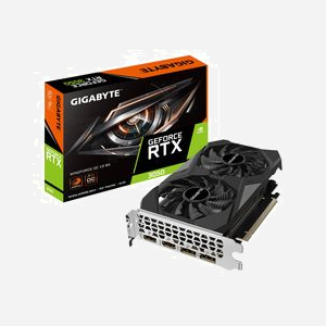 GIGABYTE GeForce RTX 3050 6G GDDR6, 1477MHz, 2304 Cœurs CUDA, PCIe 4.0, 2x HDMI 2.1, 2x DisplayPort 1.4, WINDFORCE 2X - Miniature 1