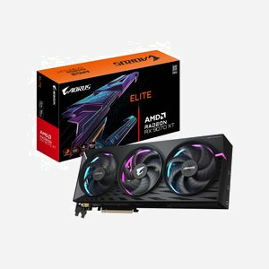 GIGABYTE AORUS Radeon RX 9070 XT ELITE 16G : 16GB GDDR6, 256-bit, PCI-E 5.0, 3100MHz, WINDFORCE 3X, 2xDP, 2xHDMI
