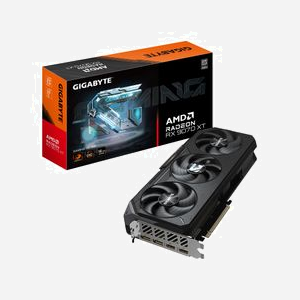 GIGABYTE Radeon RX 9070 XT GAMING OC 16G, 16 Go GDDR6, 256-bit, PCI-E 5.0, Fréquence 3060 MHz, WINDFORCE 3X, 2xDP, 2xHDMI