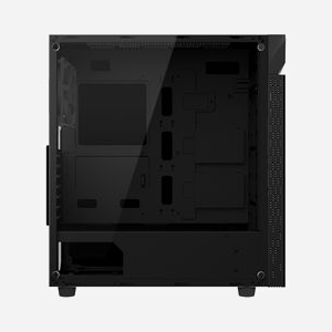 Boîtier PC GIGABYTE C200 Midi Tower ATX/micro ATX/Mini-ITX Noir, Acier/Verre/Plastique, 2x3.5", 2x2.5", USB 3.2 Gen 1, Vent. 120/140/240/280mm, GB-C200G - Miniature 2