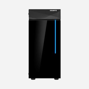 Boîtier PC GIGABYTE C200 Midi Tower ATX/micro ATX/Mini-ITX Noir, Acier/Verre/Plastique, 2x3.5", 2x2.5", USB 3.2 Gen 1, Vent. 120/140/240/280mm, GB-C200G - Miniature 4