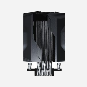 GIGABYTE GP-ATC800 Refroidisseur d'air CPU, 2 ventilateurs 12cm, 600-2000 tr/min, 18-31dB, TDP 200W, sockets Intel/AMD, radiateur aluminium, noir - Miniature 4