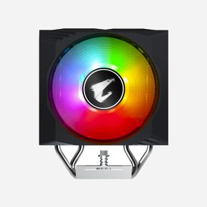 GIGABYTE GP-ATC800 Refroidisseur d'air CPU, 2 ventilateurs 12cm, 600-2000 tr/min, 18-31dB, TDP 200W, sockets Intel/AMD, radiateur aluminium, noir - Miniature 5