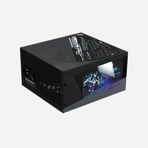 GIGABYTE AORUS P1200W - Alimentation 1200W ATX modulaire, certification 80 PLUS Platinum, ventilateur 14cm, connecteurs PCIe et SATA - Miniature 5