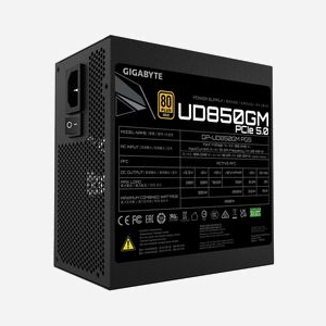 GIGABYTE GP-UD850GM PG5 - Alimentation 850W ATX, 80 PLUS Gold, PFC Actif, Ventilation 12cm, Connecteurs ATX 20+4 pin, PCIe 6+2 & 16 pin, Modulaire - Miniature 5