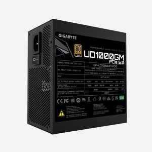 GIGABYTE UD1000GM PG5 Alimentation 1000W ATX Modulaire 80 PLUS Gold - Connecteur 20+4 pin, PFC Actif, Ventilateur 120mm, Protections multiples - Miniature 5