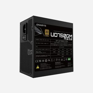 GIGABYTE UD750GM PG5 Alimentation 750W ATX 2.31 80 PLUS Gold, PFC Actif, Câblage Full Modulaire, 100-240V, Ventilateur 12cm, Connecteurs PCIe/SATA - Miniature 2