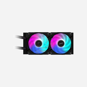 GIGABYTE AORUS WATERFORCE II 240 Refroidisseur liquide AIO, 2x120mm ARGB, 800-2300 RPM, 64.25 CFM, LGA 1851/AM5, TDP 300W - Miniature 4