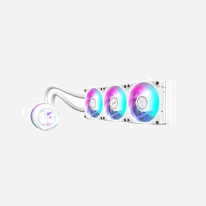 GIGABYTE AORUS WATERFORCE X II 360 ICE - Refroidissement liquide AIO, radiateur 394mm, 3x 120mm ARGB, LCD, LGA 1851/AM5, TDP 300W - Miniature 3