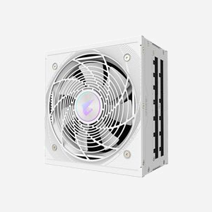 GIGABYTE AORUS ELITE P850W ICE - Alimentation 850W ATX 3.1 80 PLUS Platinum Full Modulaire, Ventilateur 120mm, Protections OVP/OPP/SCP/UVP, PFC Actif - Miniature 2