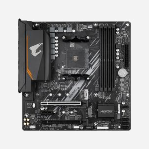GIGABYTE B550M AORUS ELITE : Carte mère AMD AM4, DDR4 jusqu'à 4733MHz, PCIe 4.0 M.2, LAN 1GbE, USB 3.2 Gen 1, Micro ATX, Chipset B550 - Miniature 2