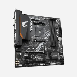 GIGABYTE B550M AORUS ELITE : Carte mère AMD AM4, DDR4 jusqu'à 4733MHz, PCIe 4.0 M.2, LAN 1GbE, USB 3.2 Gen 1, Micro ATX, Chipset B550 - Miniature 3