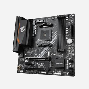 GIGABYTE B550M AORUS ELITE : Carte mère AMD AM4, DDR4 jusqu'à 4733MHz, PCIe 4.0 M.2, LAN 1GbE, USB 3.2 Gen 1, Micro ATX, Chipset B550 - Miniature 4