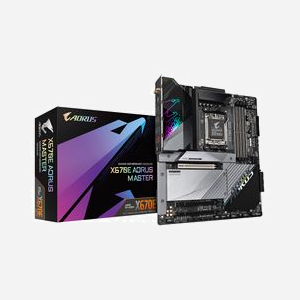 GIGABYTE X670E AORUS MASTER : Carte mère ATX AMD X670 Socket AM5 DDR5-SDRAM 192Go, M.2/SATA II, Wi-Fi 6E, 2.5GbE, PCIe 4.0, Compatible Windows 10/11