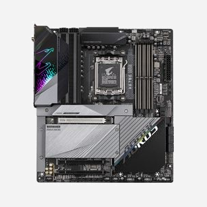 GIGABYTE X670E AORUS MASTER : Carte mère ATX AMD X670 Socket AM5 DDR5-SDRAM 192Go, M.2/SATA II, Wi-Fi 6E, 2.5GbE, PCIe 4.0, Compatible Windows 10/11 - Miniature 2