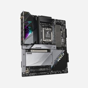 GIGABYTE X670E AORUS MASTER : Carte mère ATX AMD X670 Socket AM5 DDR5-SDRAM 192Go, M.2/SATA II, Wi-Fi 6E, 2.5GbE, PCIe 4.0, Compatible Windows 10/11 - Miniature 3