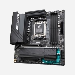 GIGABYTE B650M AORUS ELITE AX : AMD AM5, DDR5 jusqu'à 8000MHz (OC), PCIe 5.0 M.2, LAN 2.5GbE, WiFi 6E, USB 3.2 Gen 2 - Miniature 5
