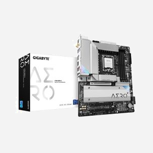 GIGABYTE Z790 AERO G : Carte mère ATX Intel Z790, Socket LGA 1700, DDR5 jusqu'à 192GB 7600MHz, 5x M.2, WiFi 6E, 2.5GbE LAN, USB 3.2 Gen2/Gen2x2