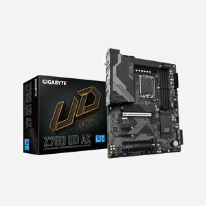 GIGABYTE Z790 UD AX - Carte mère ATX - Chipset Intel Z790 - Socket LGA 1700 - DDR5 jusqu'à 192Go 7600MHz (OC) - 3x M.2 PCIe 4.0 - Wi-Fi 6E - Miniature 1