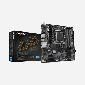 GIGABYTE B760M DS3H DDR4 : Carte mère Intel LGA 1700 Micro ATX Chipset B760 Express, 4xDIMM DDR4 128GB max, M.2/SATA III, 2.5GbE - Miniature 1