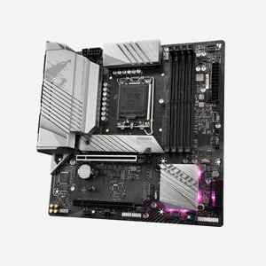 GIGABYTE B760M AORUS ELITE AX : Carte mère Intel LGA 1700, DDR5 jusqu'à 7800MHz (OC), 2x M.2 PCIe 4.0, Wi-Fi 6E, LAN 2.5GbE, USB 3.2 Gen 2 - Miniature 2