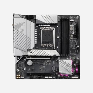 GIGABYTE B760M AORUS ELITE AX : Carte mère Intel LGA 1700, DDR5 jusqu'à 7800MHz (OC), 2x M.2 PCIe 4.0, Wi-Fi 6E, LAN 2.5GbE, USB 3.2 Gen 2 - Miniature 3