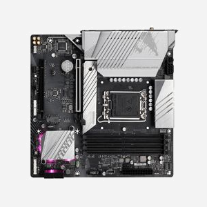 GIGABYTE B760M AORUS ELITE AX : Carte mère Intel LGA 1700, DDR5 jusqu'à 7800MHz (OC), 2x M.2 PCIe 4.0, Wi-Fi 6E, LAN 2.5GbE, USB 3.2 Gen 2 - Miniature 5