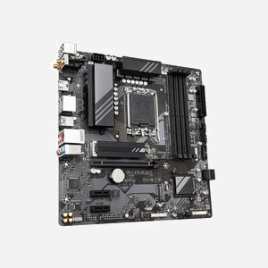 GIGABYTE B760M DS3H AX : Carte mère micro ATX Intel B760, DDR5 jusqu'à 7600MHz (OC), 2x M.2 PCIe 4.0, Wi-Fi 6E, LAN 2.5GbE, USB 3.2 Gen 2 - Miniature 2