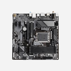 GIGABYTE B760M DS3H AX : Carte mère micro ATX Intel B760, DDR5 jusqu'à 7600MHz (OC), 2x M.2 PCIe 4.0, Wi-Fi 6E, LAN 2.5GbE, USB 3.2 Gen 2 - Miniature 5