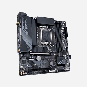 GIGABYTE B760M Gaming X AX : Carte mère Intel LGA 1700, DDR5 jusqu'à 7600MHz, 2x PCIe 4.0 M.2, Wi-Fi 6E, LAN 2.5GbE, USB 3.2 Gen 2 - Miniature 3