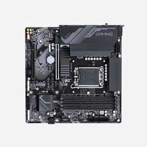 GIGABYTE B760M Gaming X AX : Carte mère Intel LGA 1700, DDR5 jusqu'à 7600MHz, 2x PCIe 4.0 M.2, Wi-Fi 6E, LAN 2.5GbE, USB 3.2 Gen 2 - Miniature 4