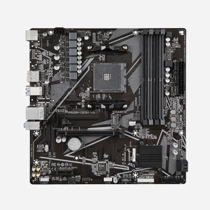 GIGABYTE A520M DS3H V2 : Carte mère AMD AM4, DDR4 jusqu'à 4733MHz (OC), PCIe 3.0 x16, GbE LAN, USB 3.2 Gen 1, support Ryzen 3000/5000 Series. - Miniature 3