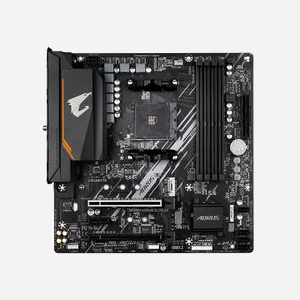 GIGABYTE B550M AORUS ELITE AX : Carte mère AMD AM4 Ryzen 5000, DDR4 4733MHz, 2x M.2 PCIe 4.0/3.0, Wi-Fi 6E, LAN 1GbE, USB 3.2 Gen 1 - Miniature 2