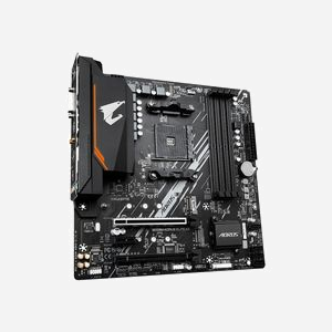 GIGABYTE B550M AORUS ELITE AX : Carte mère AMD AM4 Ryzen 5000, DDR4 4733MHz, 2x M.2 PCIe 4.0/3.0, Wi-Fi 6E, LAN 1GbE, USB 3.2 Gen 1 - Miniature 3