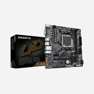 GIGABYTE A620M S2H : Carte mère micro ATX AMD A620, Socket AM5, DDR5, M.2, SATA III, Ryzen 7000 Series, LAN Gigabit Ethernet, PCIe 4.0 - Miniature 1