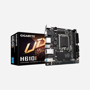 GIGABYTE H610I - Carte mère mini ITX Intel H610 Express Socket LGA 1700 DDR5-SDRAM 64GB max, M.2, SATA III, Realtek ALC897, Gigabit Ethernet. - Miniature 1