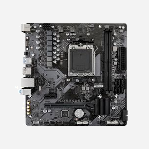 GIGABYTE A620M H : Carte mère AMD A620 micro ATX Socket AM5, DDR5-SDRAM 96Go max, M.2/SATA III, RAID 0/1/10, HDMI 2.1/DP 1.4, USB 3.2 Gen 1 - Miniature 2