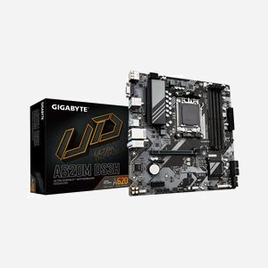 GIGABYTE A620M DS3H : Carte mère micro ATX AMD A620, Socket AM5, DDR5 jusqu'à 192Go, M.2, SATA III, Gigabit Ethernet, ports USB Type-C/A