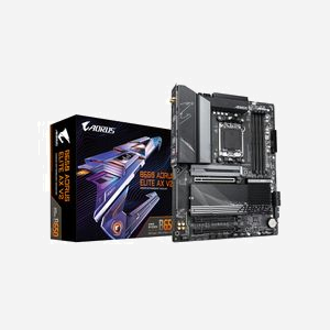 GIGABYTE B650 AORUS ELITE AX V2 : Carte mère AMD AM5, DDR5 jusqu'à 8000MHz (OC), 3x M.2 PCIe (1x Gen5, 2x Gen4), LAN 2.5GbE, WiFi 6E - Miniature 1