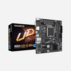 GIGABYTE H610M S2H V3 DDR4 - Carte mère micro ATX Intel H610 Express LGA 1700, DDR4 64GB max, M.2, SATA III, Gigabit Ethernet