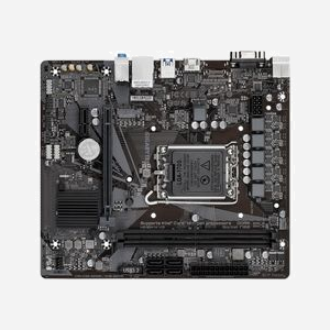 GIGABYTE H610M H V2 - Carte mère micro ATX - Intel H610 Express - Socket LGA 1700 - DDR5-SDRAM jusqu'à 96Go - M.2/SATA III - Gigabit Ethernet - Miniature 4