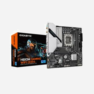 GIGABYTE H610M GAMING WF DDR4 - Carte mère micro ATX Intel H610 Express LGA 1700, DDR4 64GB max, M.2, WiFi 6, Bluetooth 5.1