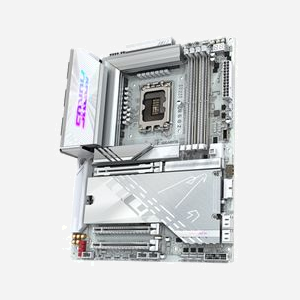 GIGABYTE Z890 AORUS PRO ICE : Carte mère Intel LGA 1851, DDR5 jusqu'à 9500MHz (OC), PCIe 5.0, Wi-Fi 7, LAN 5GbE, Thunderbolt 4 - Miniature 4