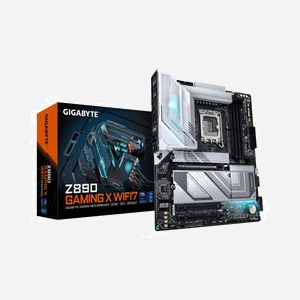 GIGABYTE Z890 GAMING X WIFI7 : Carte mère Intel LGA 1851, DDR5 jusqu'à 8800MHz (OC), PCIe 5.0, Wi-Fi 7, LAN 2.5GbE, USB 4