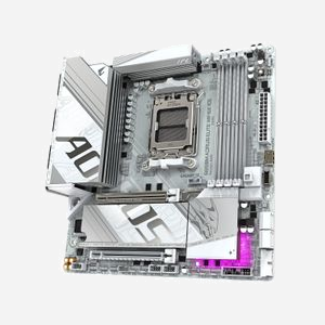 GIGABYTE B850M AORUS ELITE WIFI6E ICE : AMD Ryzen 9000, DDR5 8200MHz(OC), PCIe 5.0 M.2, LAN 2.5GbE, WIFI 7, USB 3.2 Gen 2 - Miniature 4