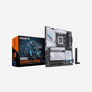 GIGABYTE B860 GAMING X WIFI6E : Carte mère Intel Core Ultra LGA 1851, DDR5 jusqu'à 9066MHz, PCIe 5.0 M.2, WiFi 6E, LAN 2.5GbE, USB4